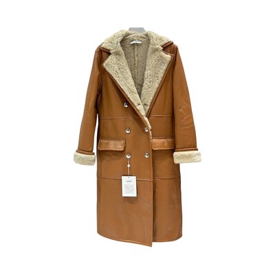 샤넬 리버서블 가죽 코트