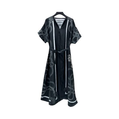 에르메스 카프탄 슬릿 드레스