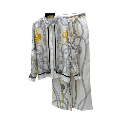 에르메스 프린팅 실크 셋트