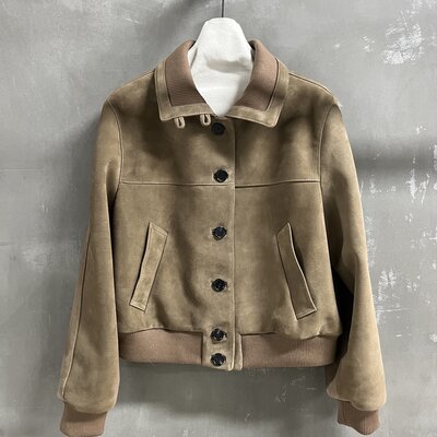 LP 스웨이드 양가죽 재킷